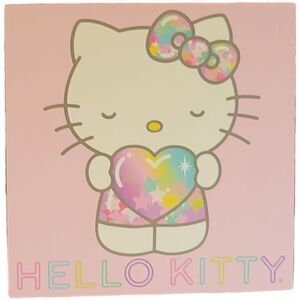 Hello Kitty Sparkly Heart Wall Painting